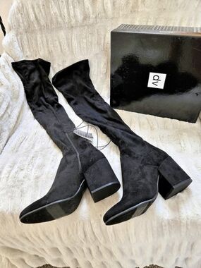 Dolce Vita Caila Over-the-Knee Boots in Black US 7 Like New